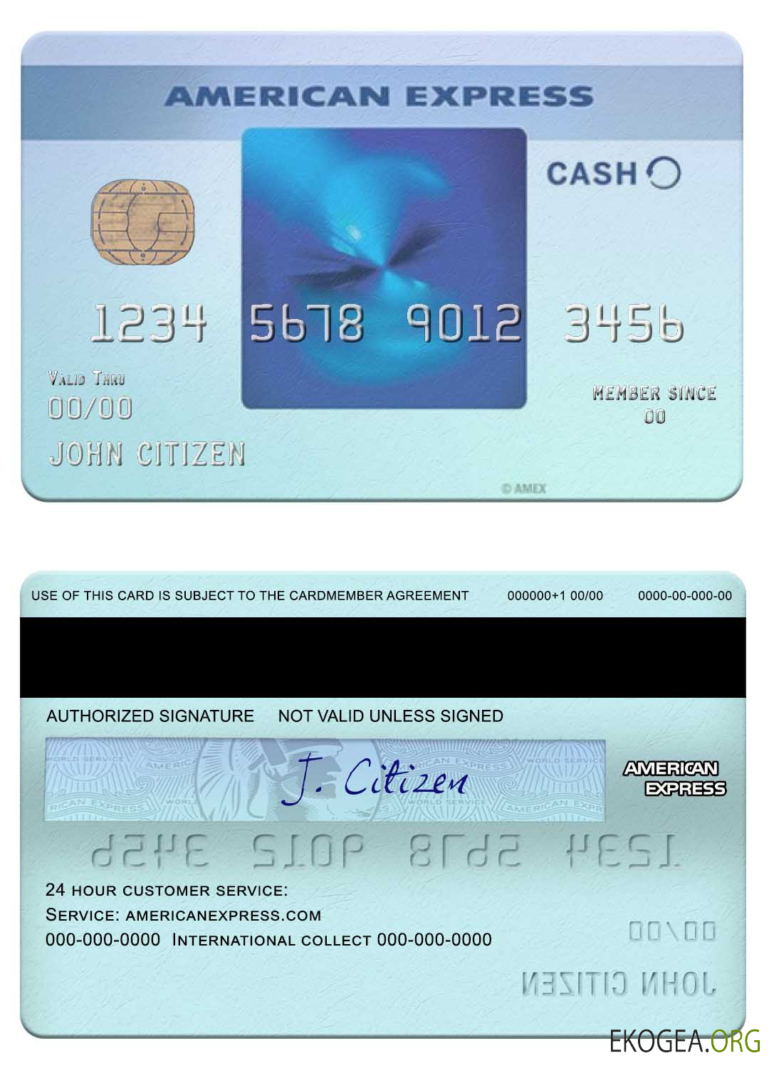 États Unis Californie BlueVine Bank Carte Blue Cash Everyday® d'Amex
